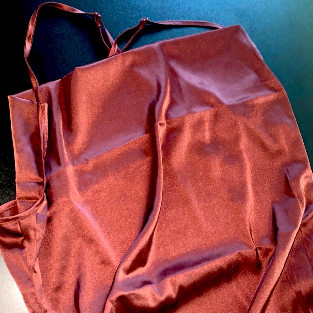 SHEIN Burgundy dress